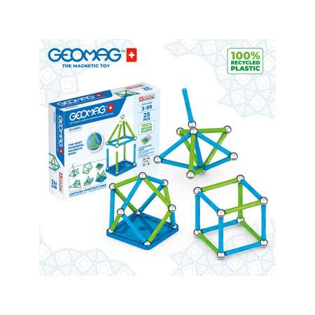 Конструктор Geomag магнитный 25 дет.