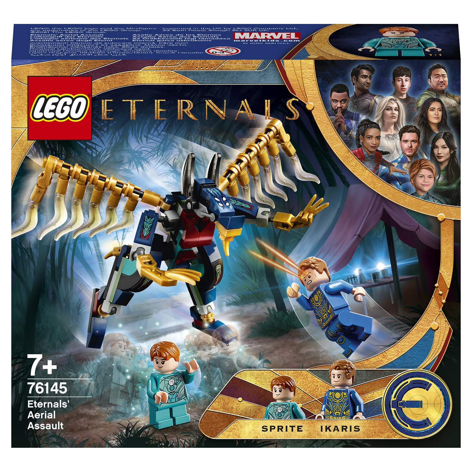 Конструктор LEGO Marvel Super Heroes Воздушное нападение Вечных 133 дет. - фото 2