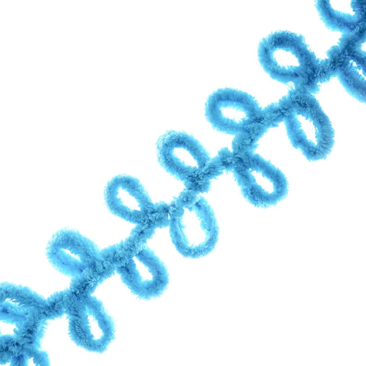 Пряжа для вязания Alize puffy 100 г 9 м микрополиэстер фантазийная плюшевая 16 голубой Сочи 5 мотков - фото 4