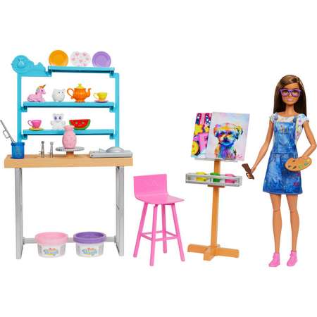 Кукла модельная Barbie Творческая студия