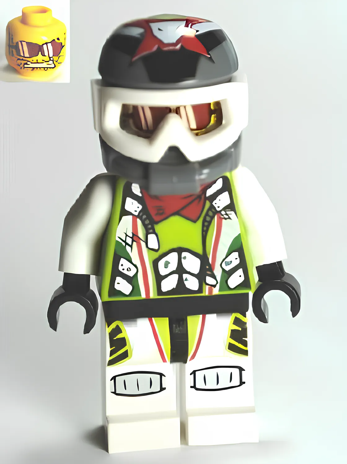 Изображение товара LEGO Минифигурка Team X-treme Daredevil 3 с шлемом для байка Изображение товара LEGO Минифигурка Team X-treme Daredevil 3 с шлемом для байка