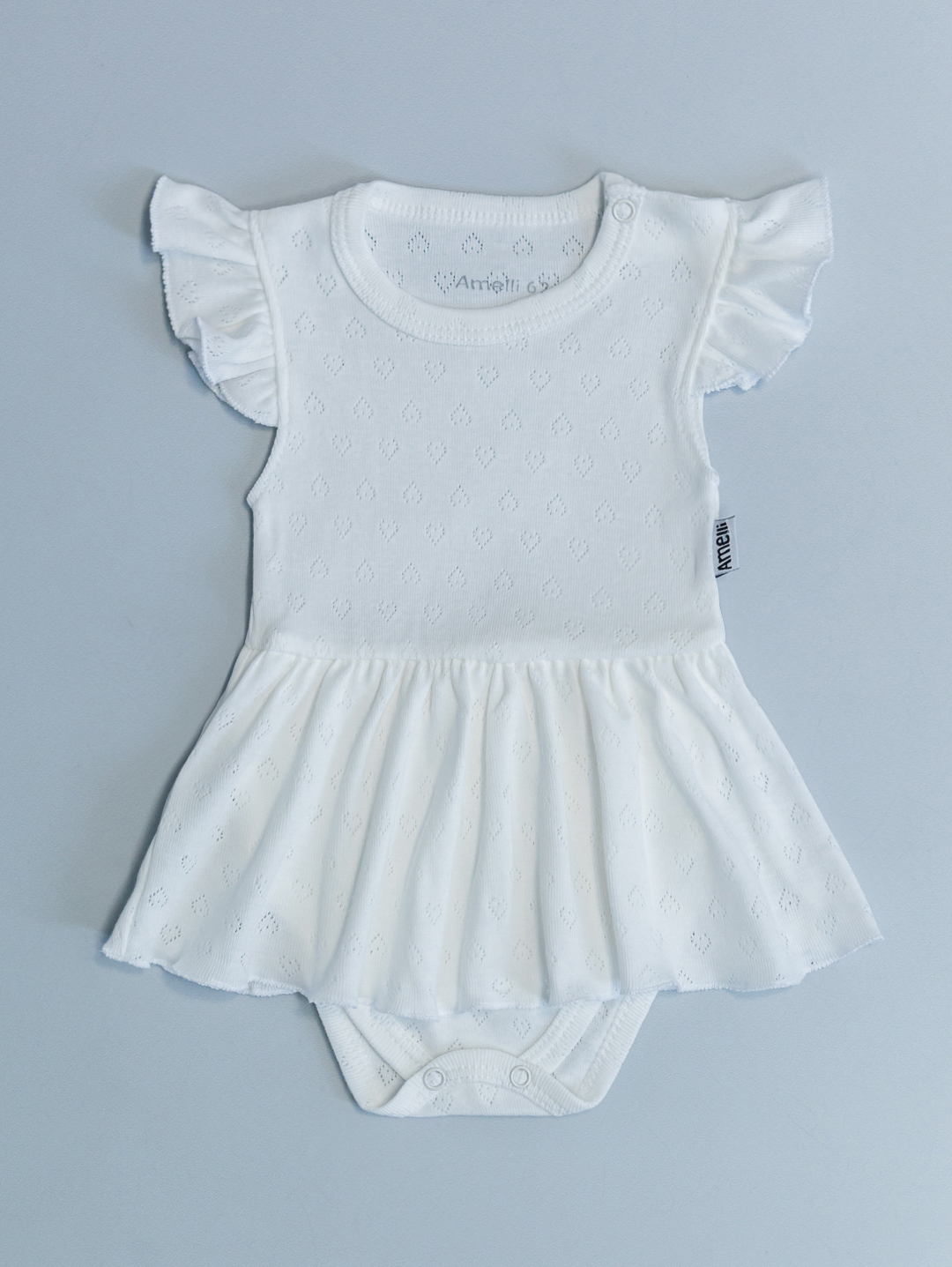 Боди-платье Amelli КЛ.290.050.0.0.044бел - фото 1