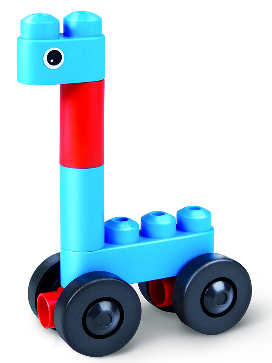 Конструктор Hape Автомобиль и существа из мини-блоков 6 дет. - фото 8