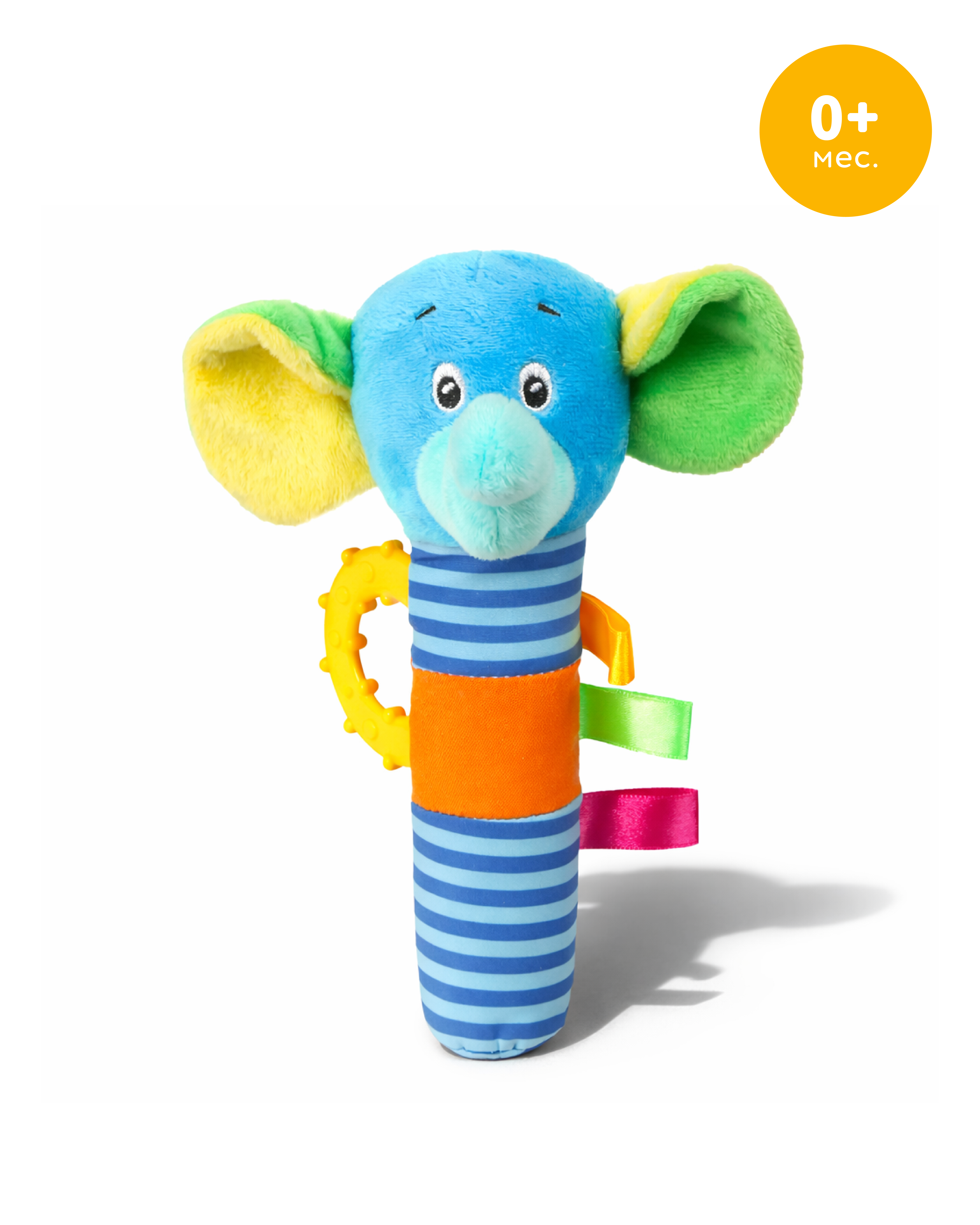Изображение товара Игрушка BabyGo погремушка Слон для развития мелкой моторики