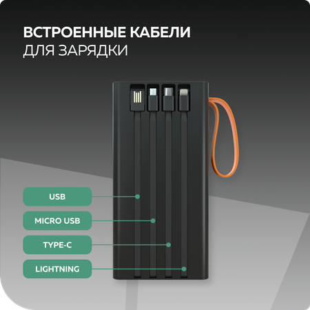 Внешний аккумулятор More Choice PB22-30 Black