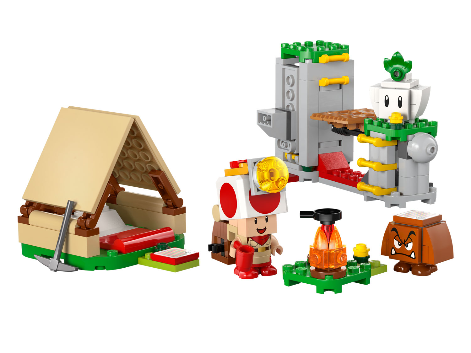 Конструктор LEGO Super Mario Лагерь капитана Тоада 159 дет. - фото 5