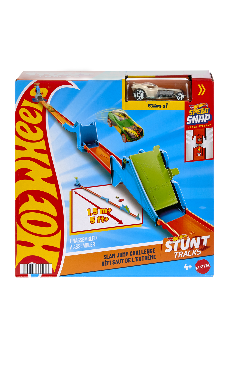 Трек Hot Wheels испытание с прыжком JHK78 - фото 1