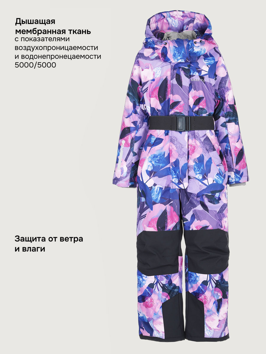 Комбинезон NIKASTYLE 8з1625 фиолет/графит - фото 6