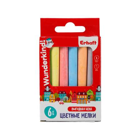 Мел сухой Erhaft 6 шт.