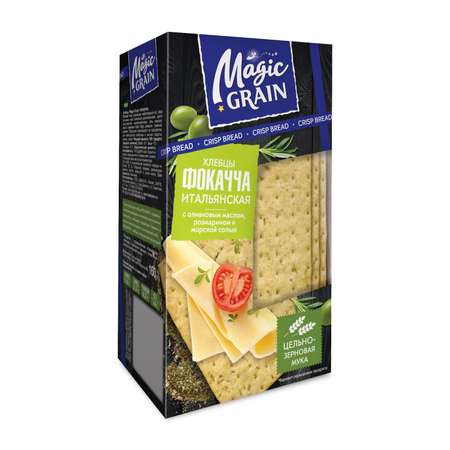 Хлебцы Magic Grain Фокачча розмарин/оливковое масло/морская соль 160г
