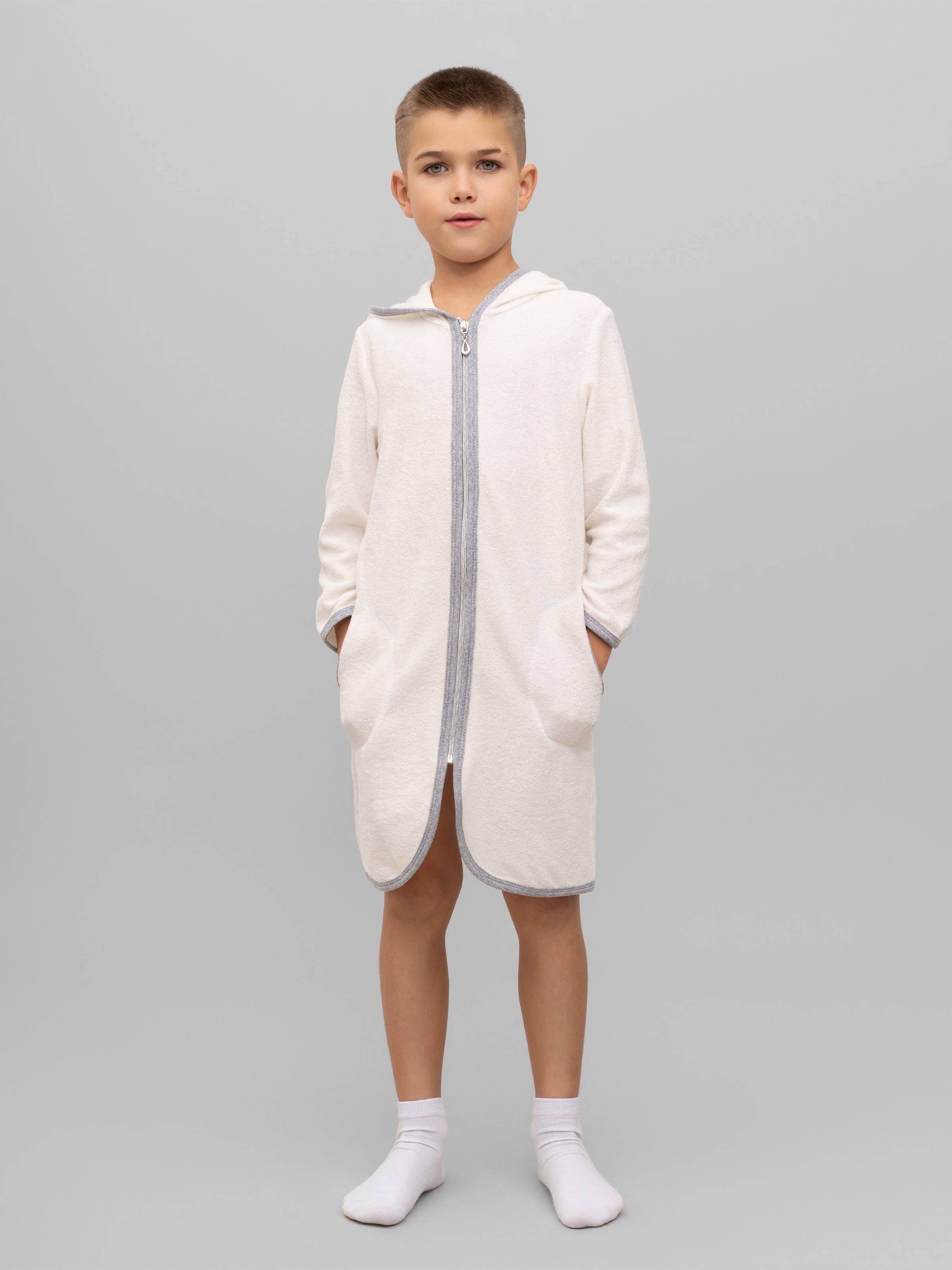 Халат Утенок 906 молочный - фото 12