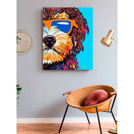 Картина по номерам Art on Canvas Красочная собака в ассортименте