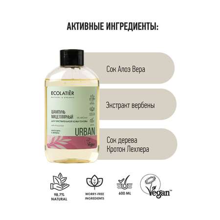Шампунь Ecolatier