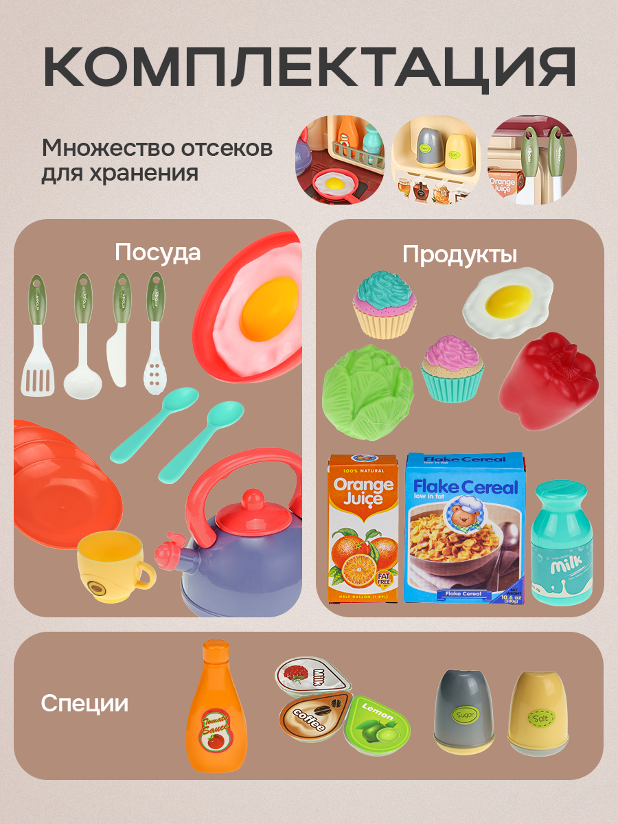 Игрушечная кухня Рыжий кот - фото 5