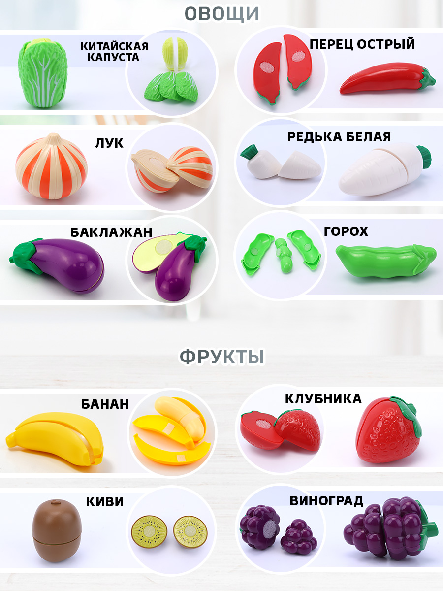 Игрушка TIPTOPOLIS Продукты 53 предм. - фото 3