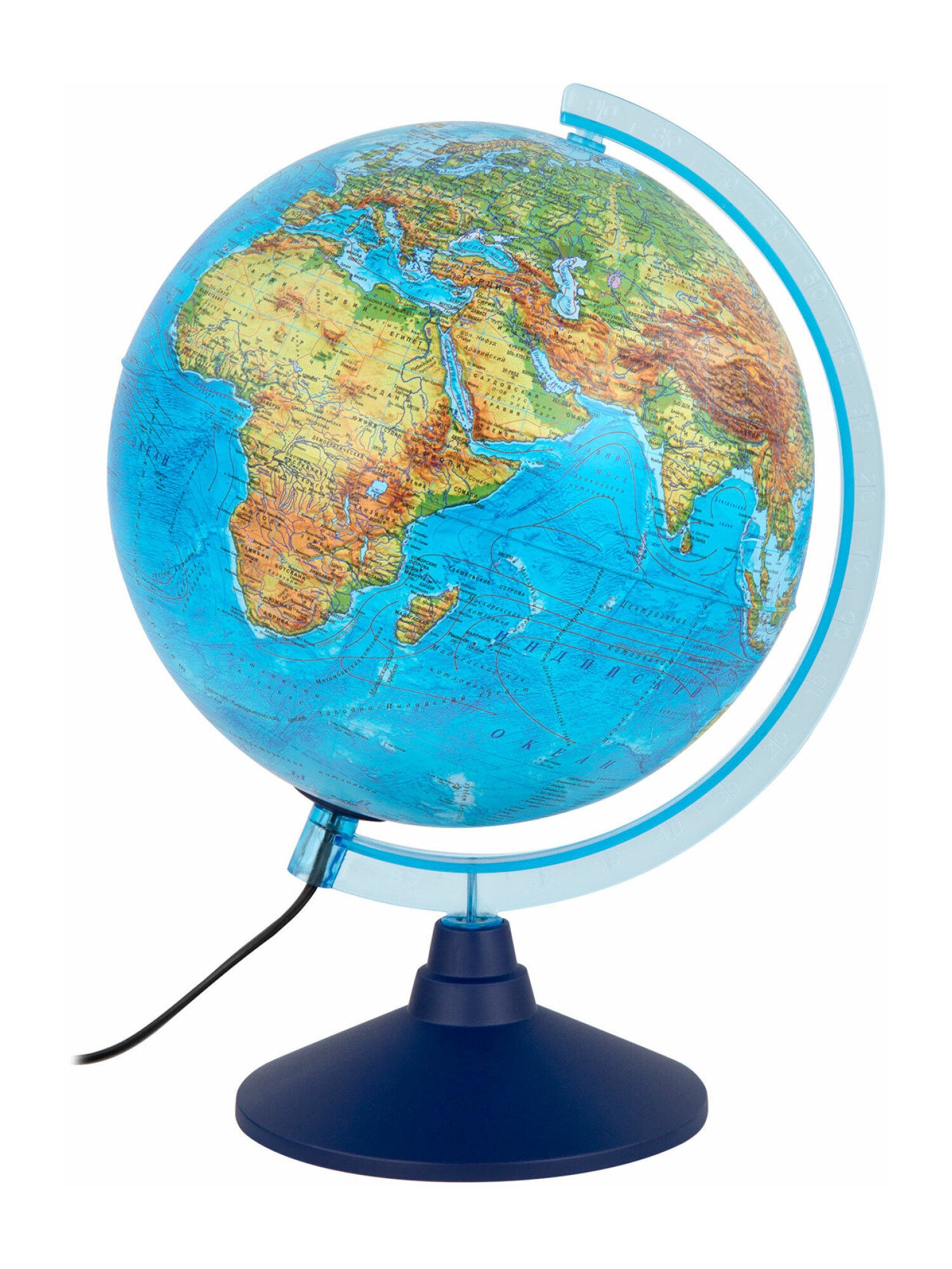 Глобус Globen интерактивный физический политический с подсветкой и VR очками 25 см - фото 14