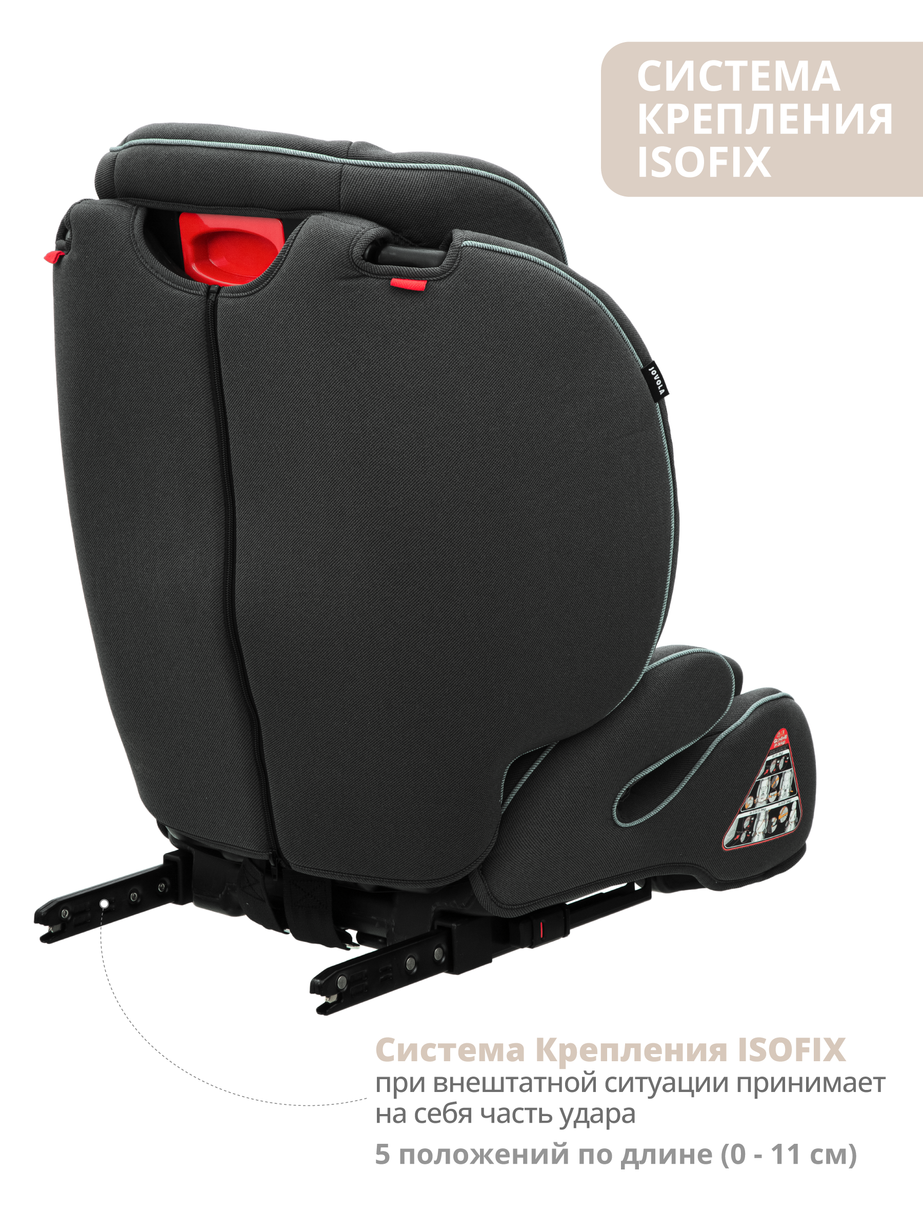 Автокресло JOVOLA MyWay Isofix 1/2/3 (9-36 кг) - фото 8