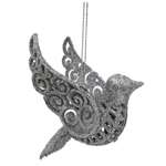 Украшение ёлочное Магия праздника Набор Голубка 11 см 3шт серебро Пластик