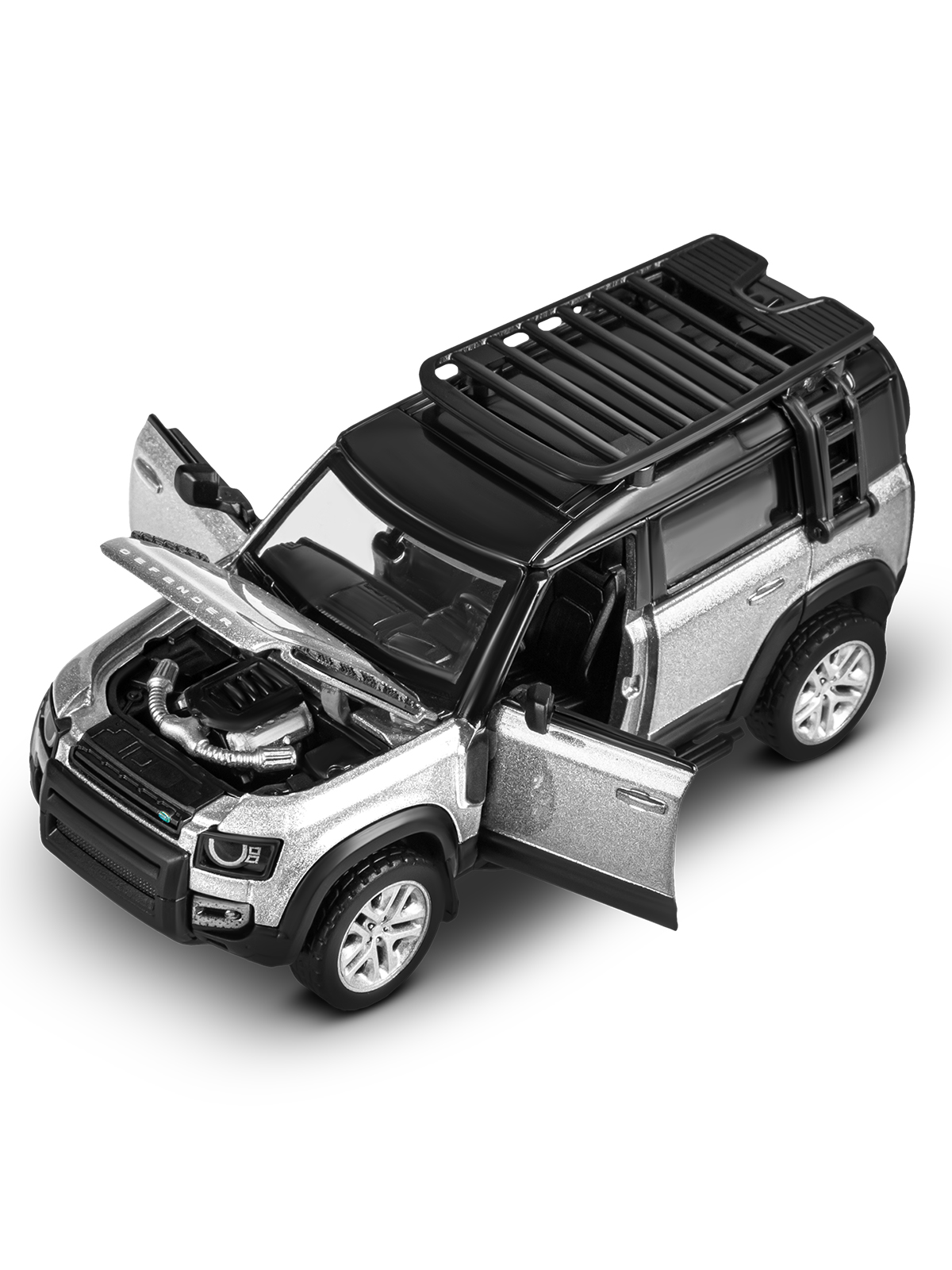 Автомобиль АВТОпанорама Land Rover Defender 110 Сборная модель 1:43 JB1251890 - фото 16