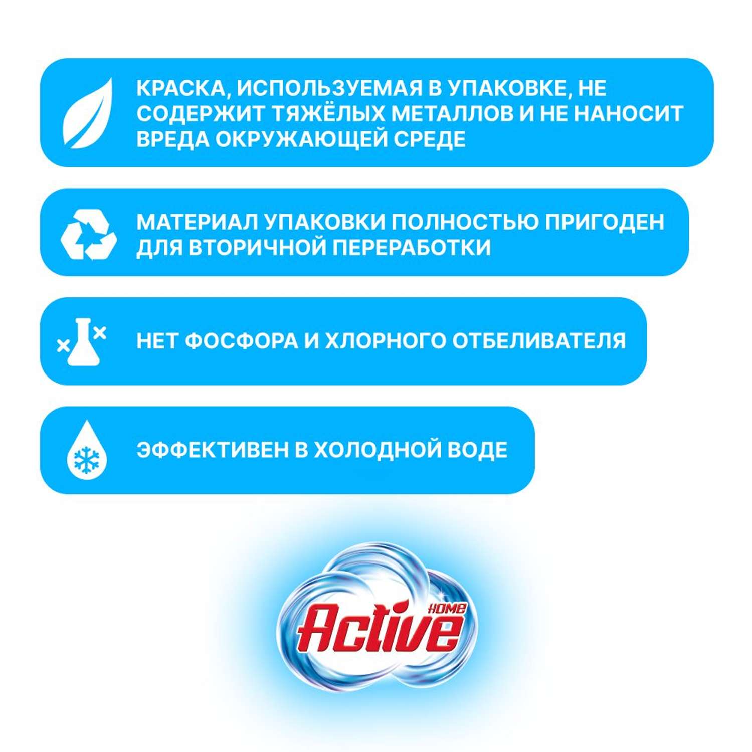 Порошок стиральный Home Active Econom Automat 3кг - фото 5