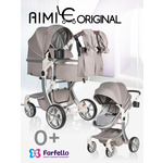 Коляска трансформер Aimile Original New Pearl бежевый