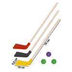 Набор для хоккея Задира клюшка детская 3 шт + шайба 3 шт