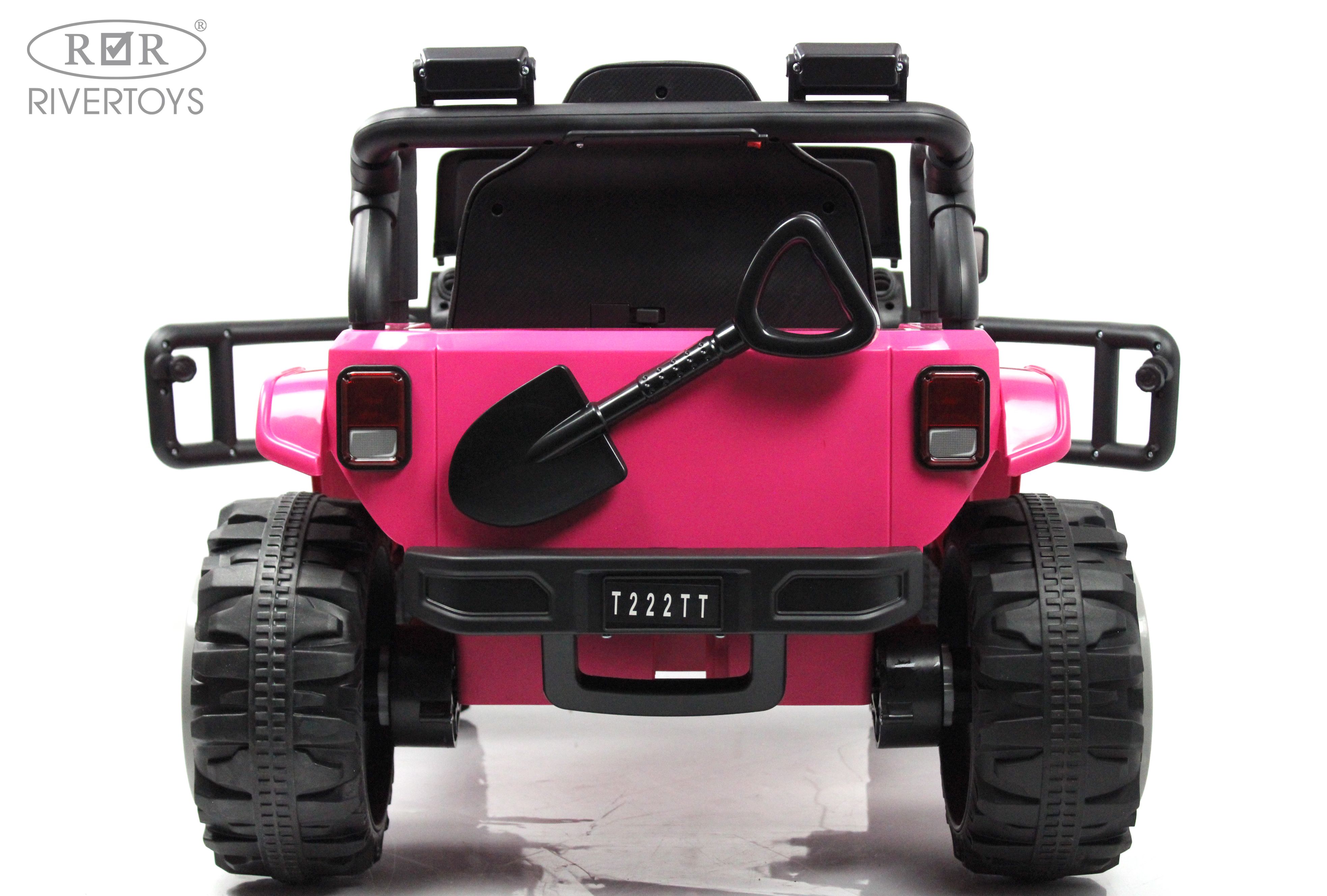 Электромобиль RIVERTOYS T222TT-4WD-PINK С пультом ДУ - фото 5
