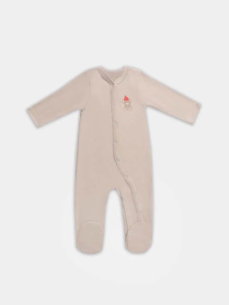 Комбинезон 2 шт Mark Formelle (Марк Формэль) 14005-2/бежевый +изумруд +печать - фото 11