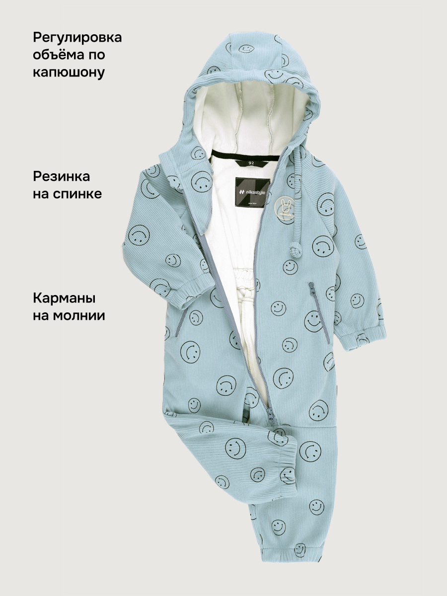 Комбинезон NIKASTYLE 8л14526 джинс - фото 4
