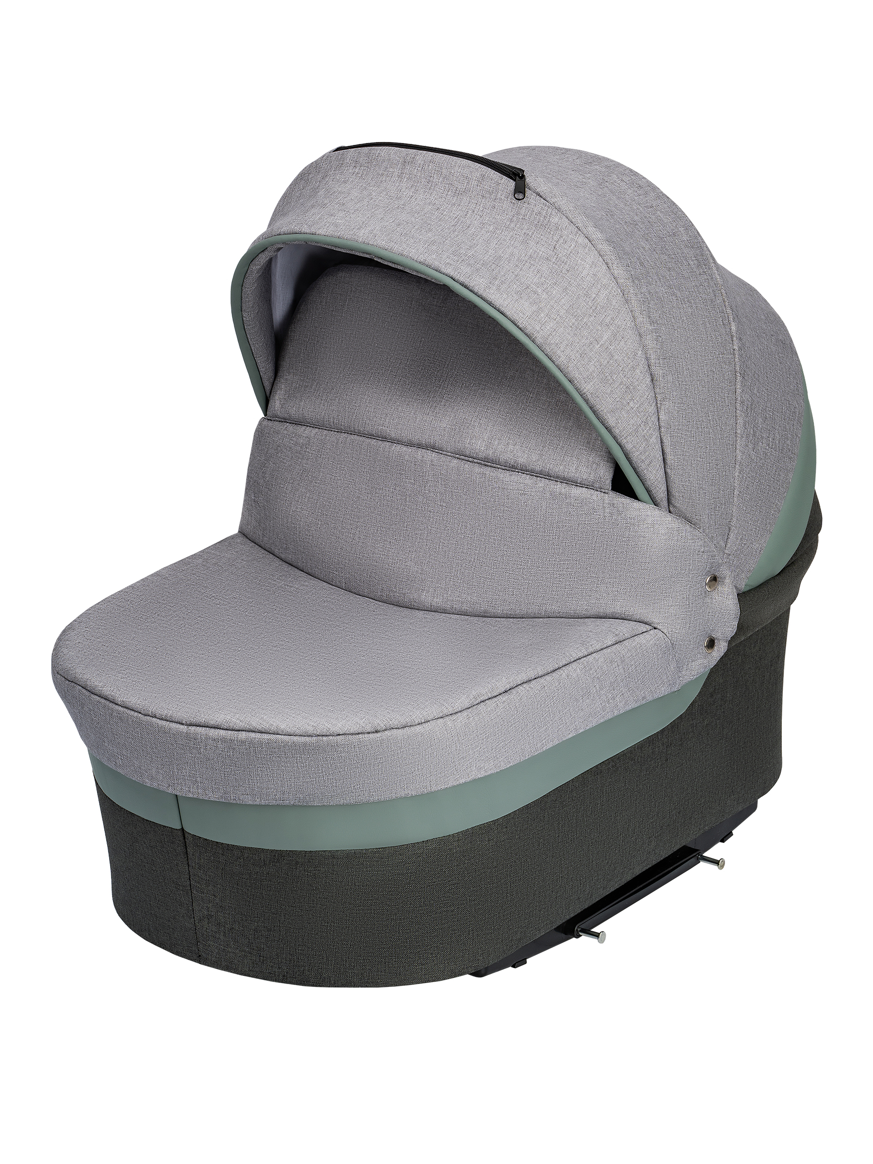 Коляска 3в1 alis Alvaro F 10 серый-шалфей - фото 5