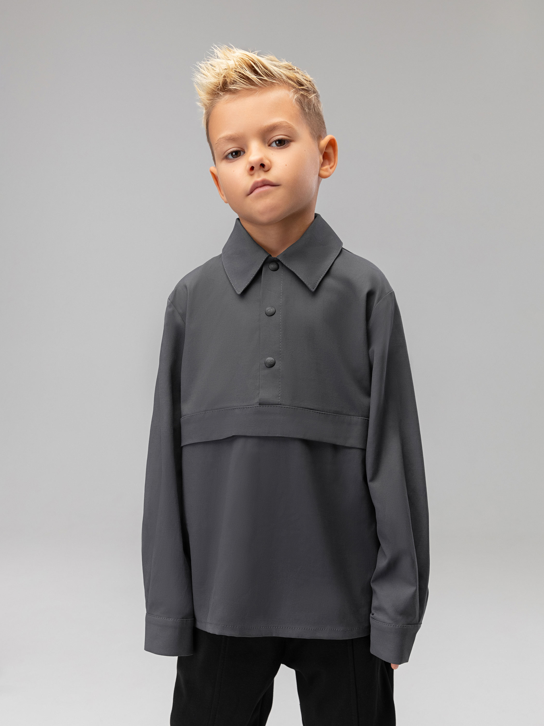 Рубашка Bodo 24-13MU_серый - фото 1