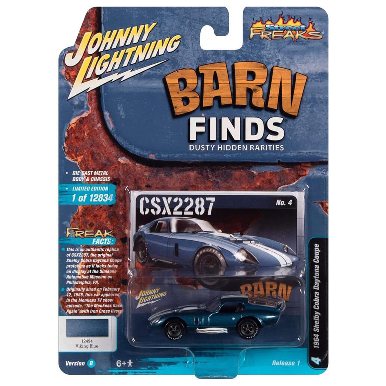 Автомобиль Johnny Lightning 1:64 JLSF023B-R1-N4 - фото 4