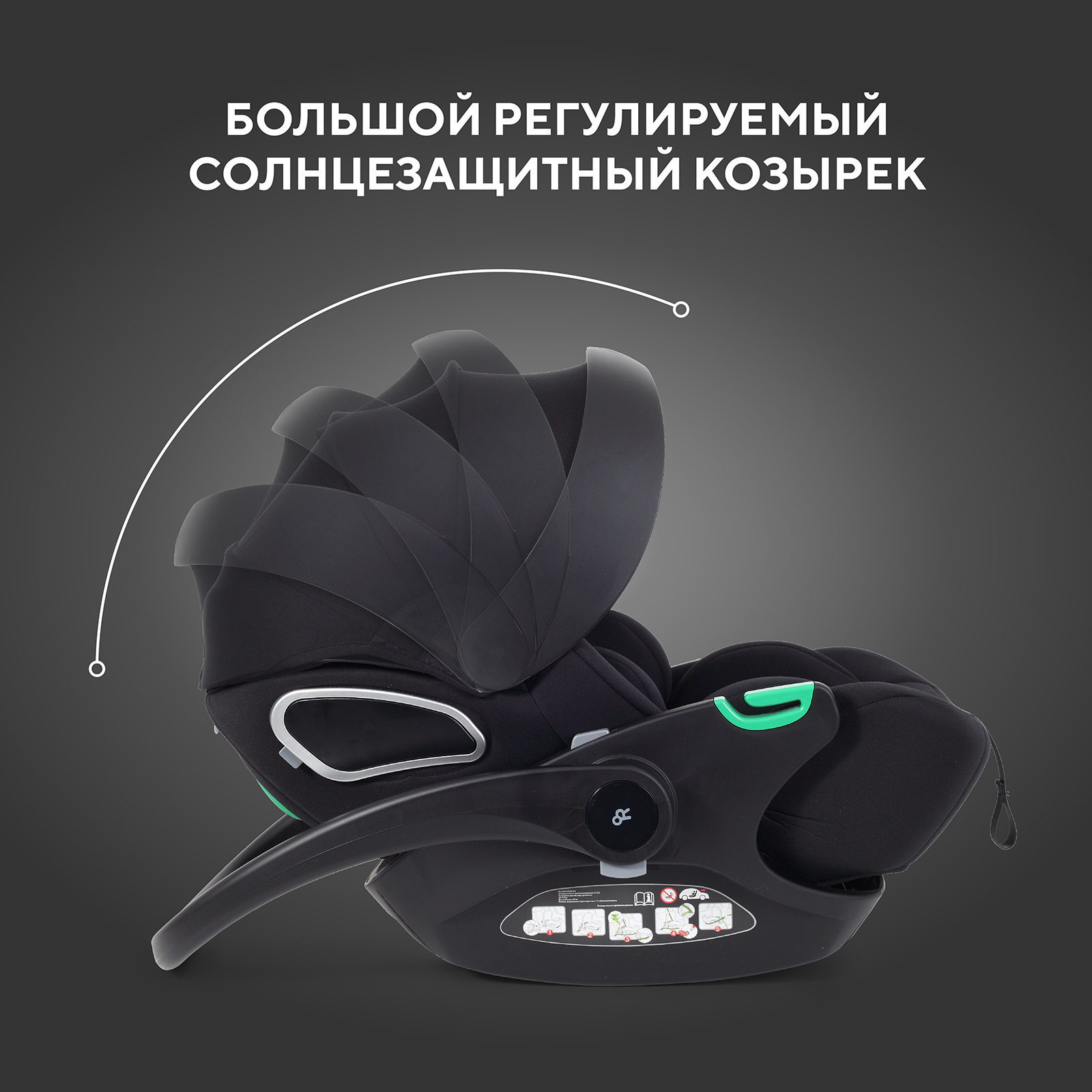 Автокресло Rant Evomax 0 (0 -13 кг) черный - фото 4