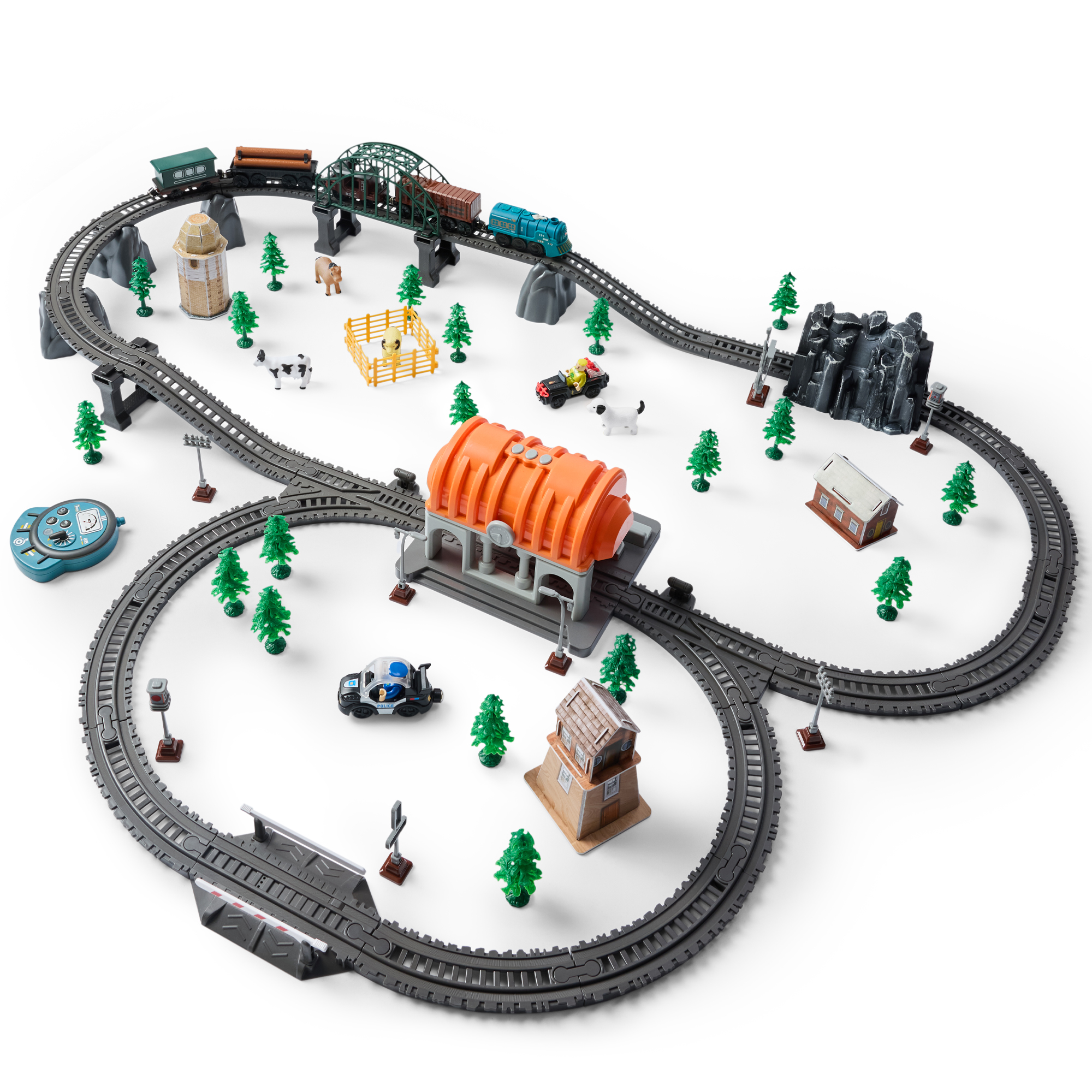 Набор железнодорожный Happy Baby 331995_grey - фото 4