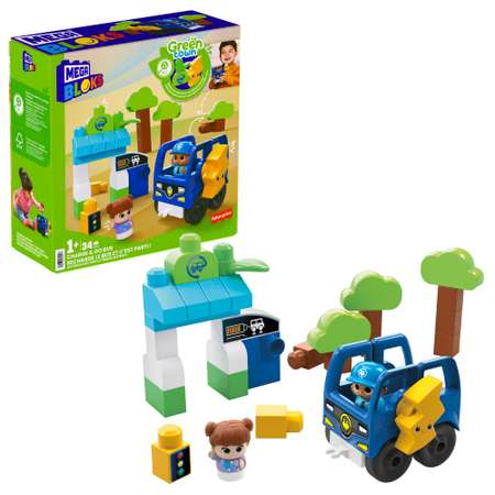 Конструктор Mega Bloks Green Town Charge and Go Bus блочный