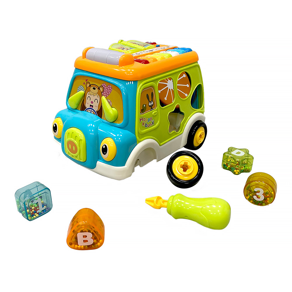 Игрушка EVERFLO развивающий центр Baby bus - фото 1