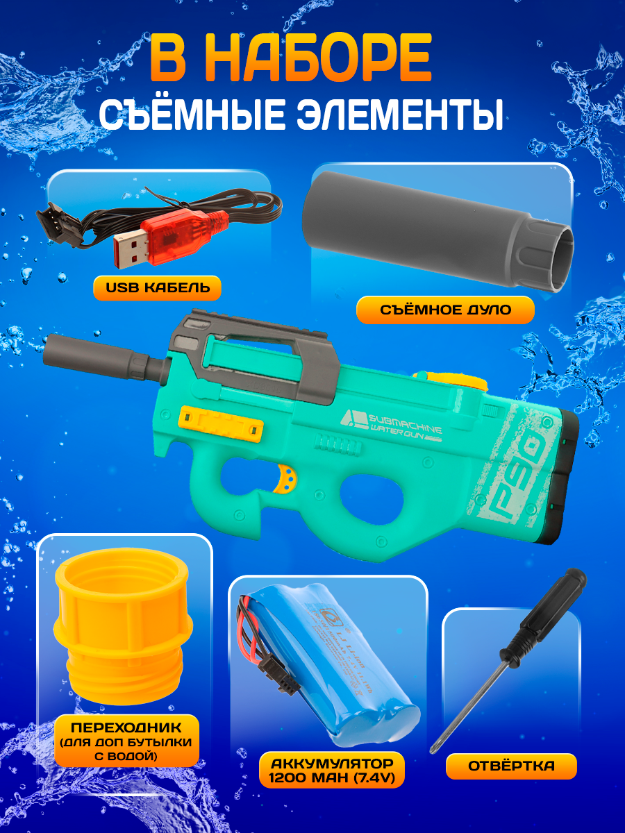 Пистолет водный Рыжий кот - фото 3