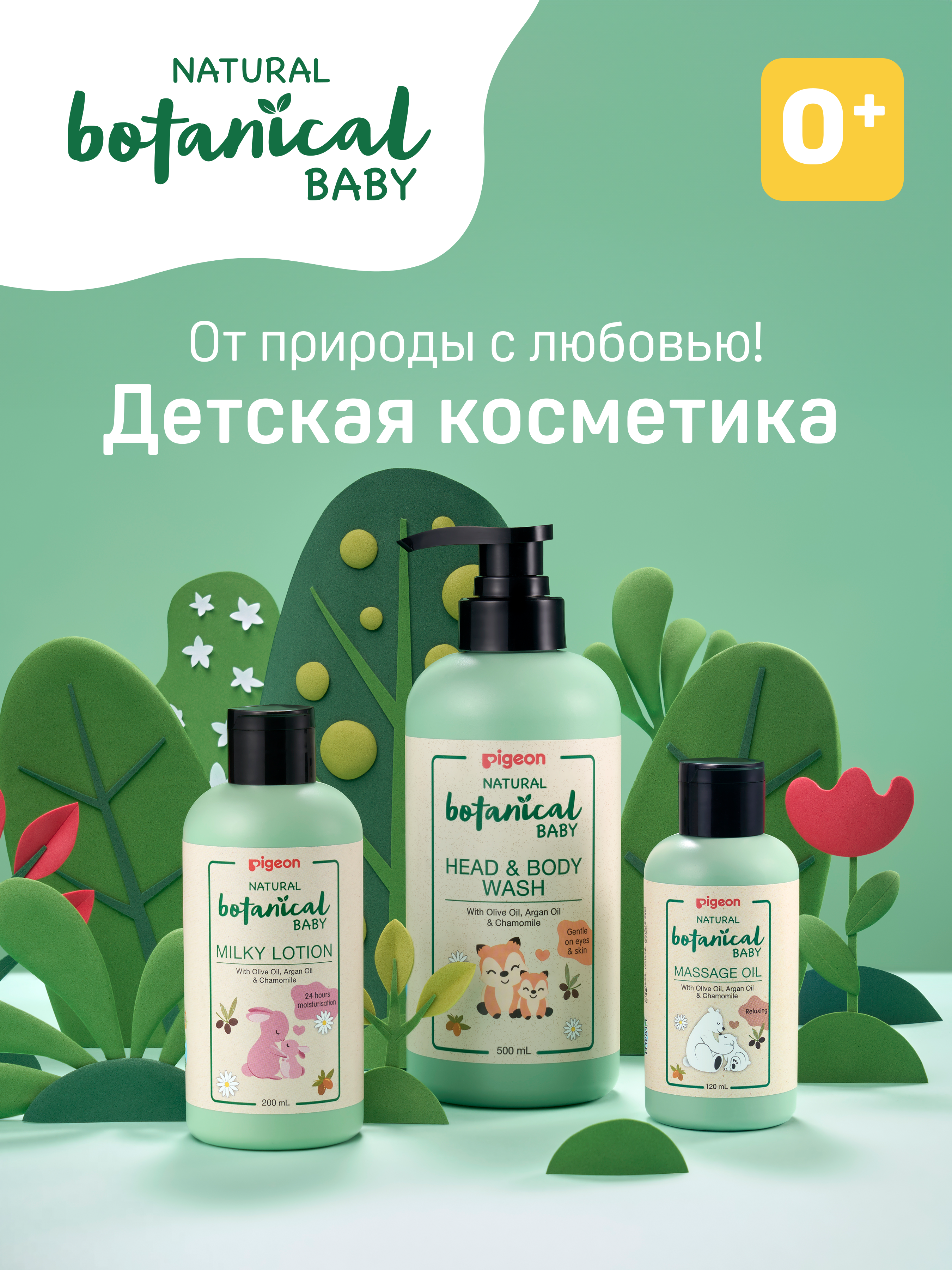 Молочко Pigeon Natural Botanical 200 мл - фото 3