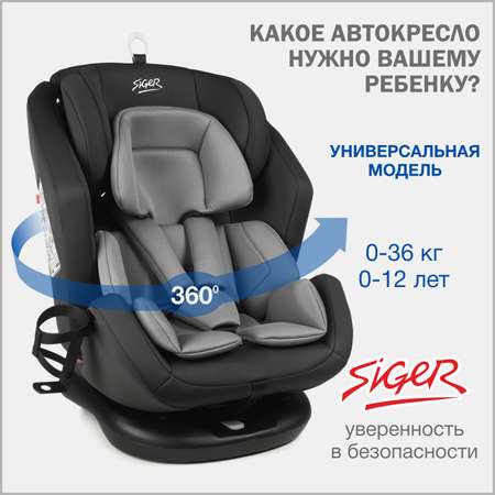 Автокресло SIGER Ультра 0+/1/2/3 (0-36 кг)
