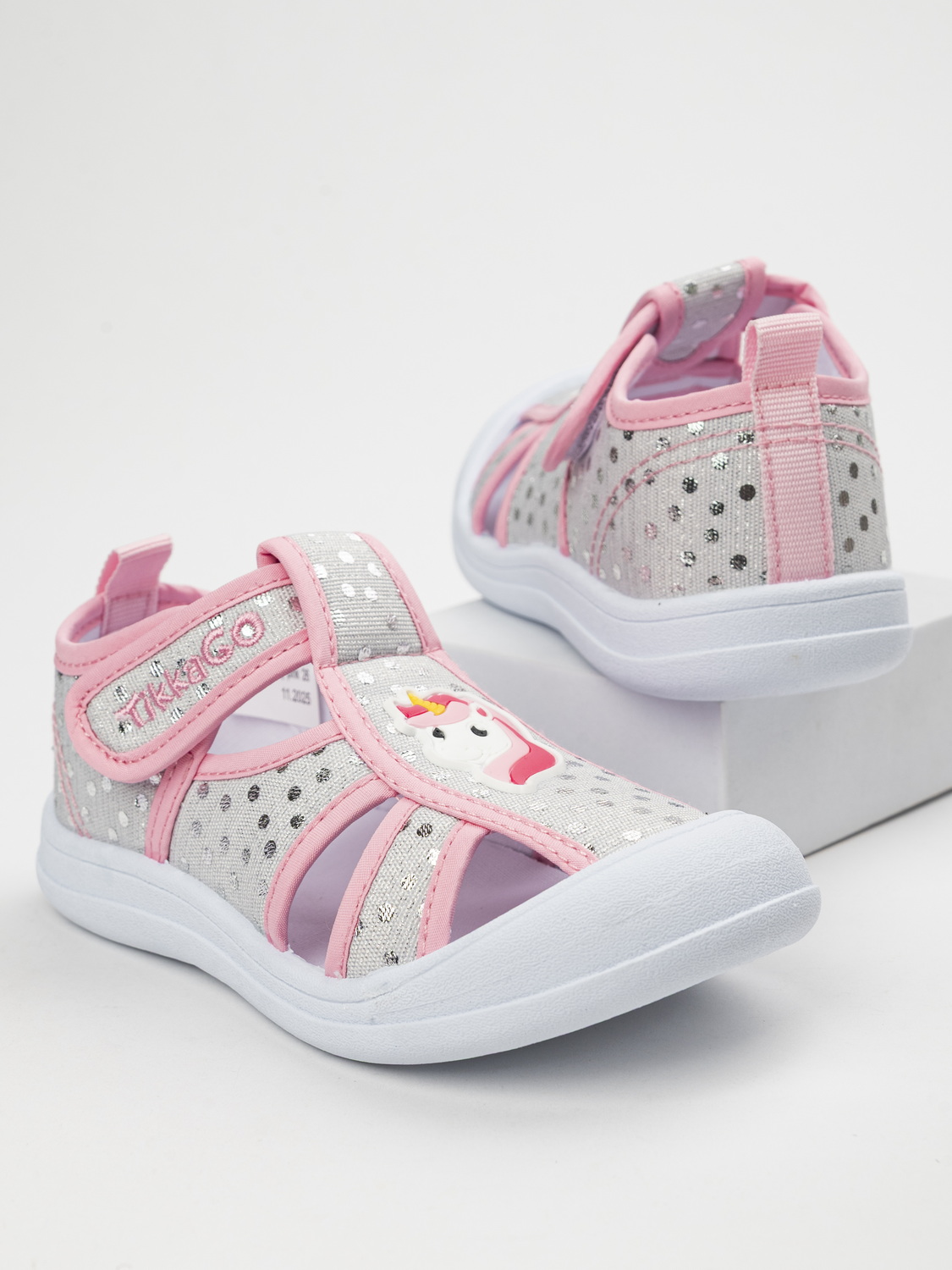 Сандалии TikkaGo 7T27_12612_grey-pink - фото 2