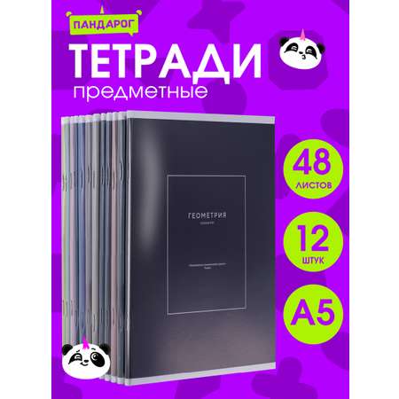 Тетрадь ПАНДАРОГ 48 лист. в ассортименте