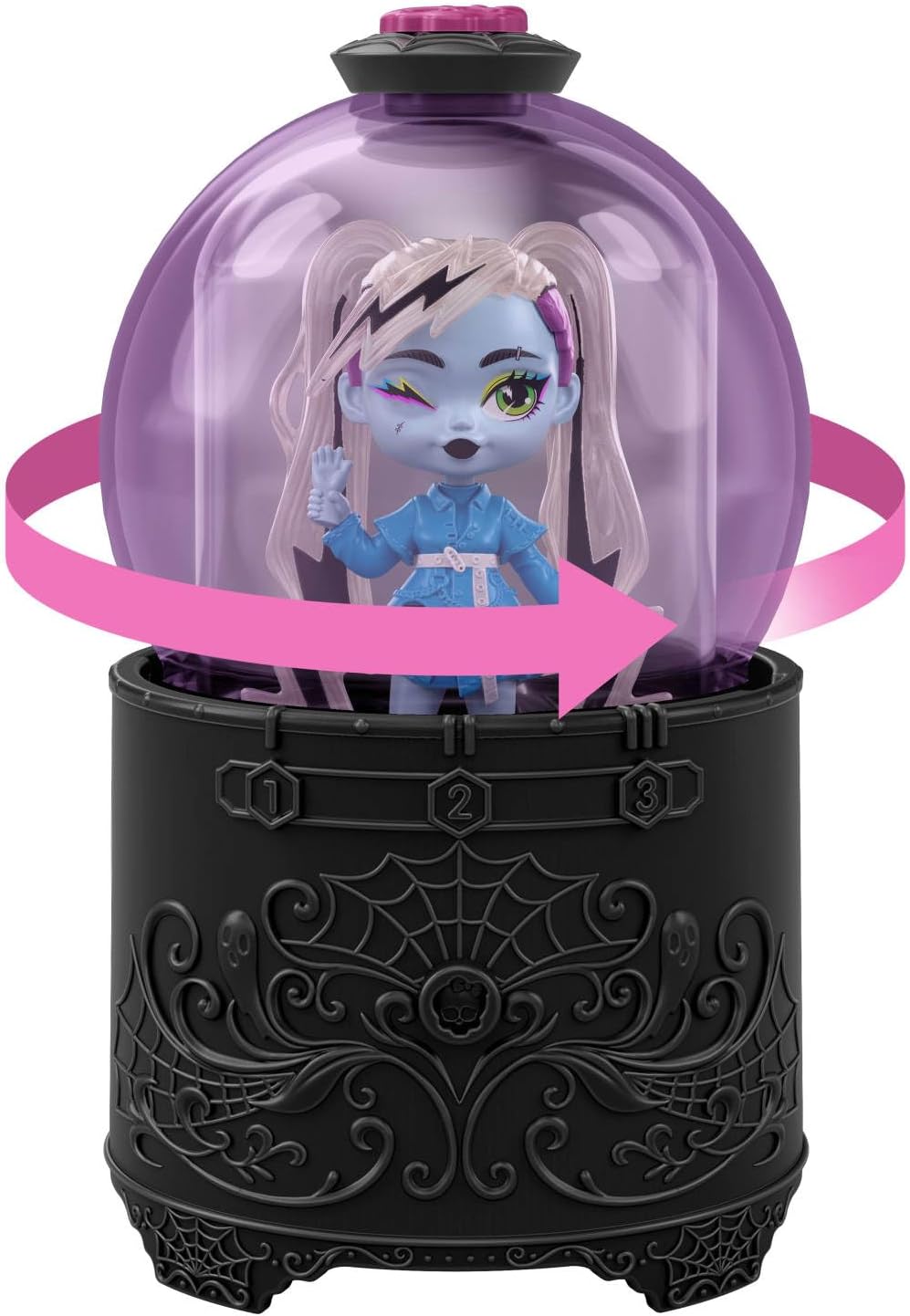 Кукла мини Monster High Хрустальный шар сюрприз высота 7,5 см JCX99 - фото 9