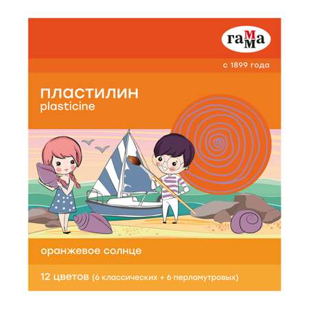 Пластилин Gamma_ 12 цв.
