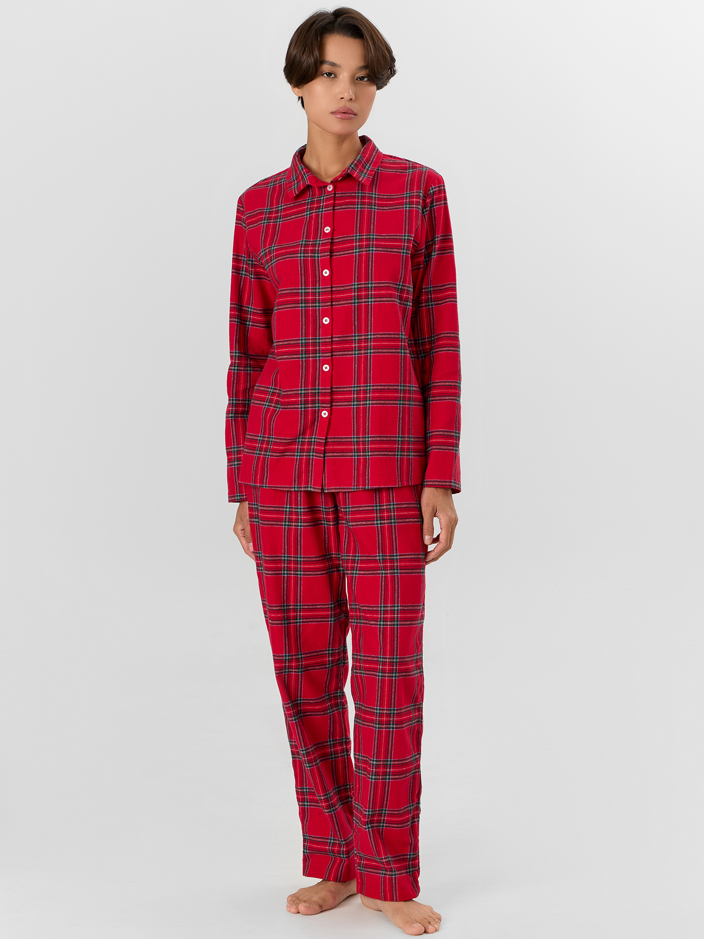 Пижама Mark Formelle (Марк Формэль) 592368/клетка на красном - фото 1