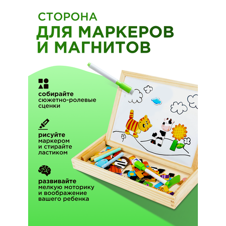 Доска для магнитного рисования Bluepink Hearts
