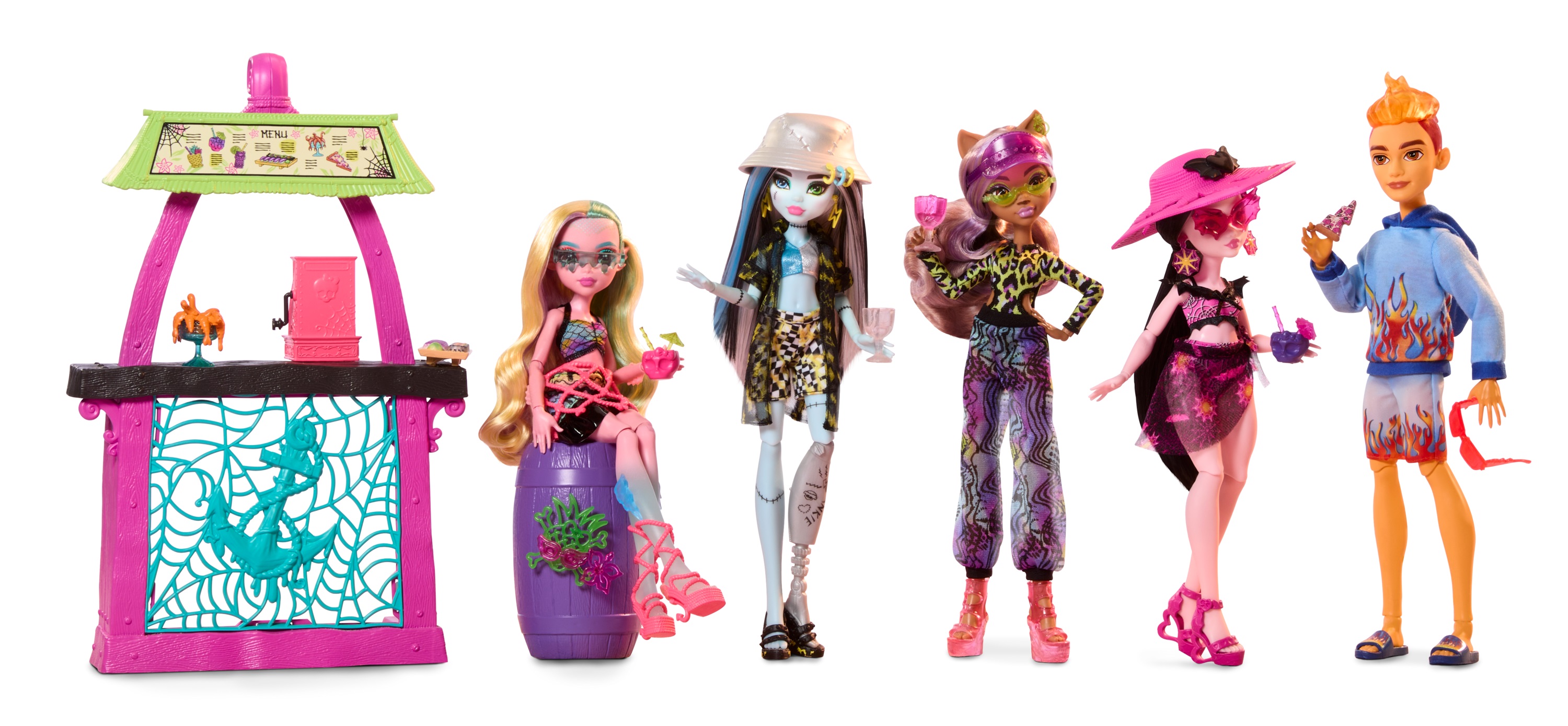 Кукла модельная Monster High Scare Adise Island Frankie HRP68 HRP68 - фото 10