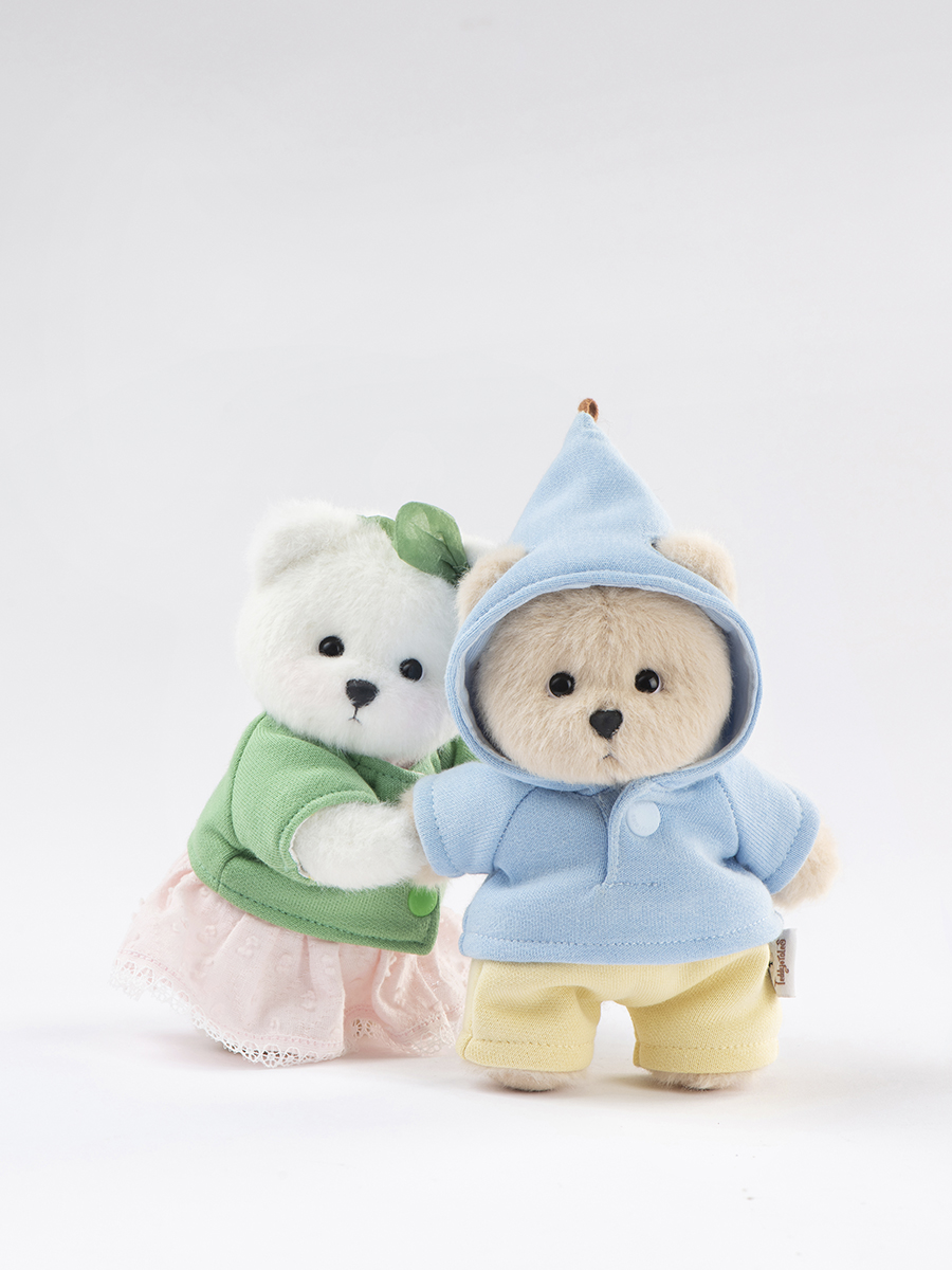 Мягкая игрушка TeddyTales Медведь Счастье белый - фото 15