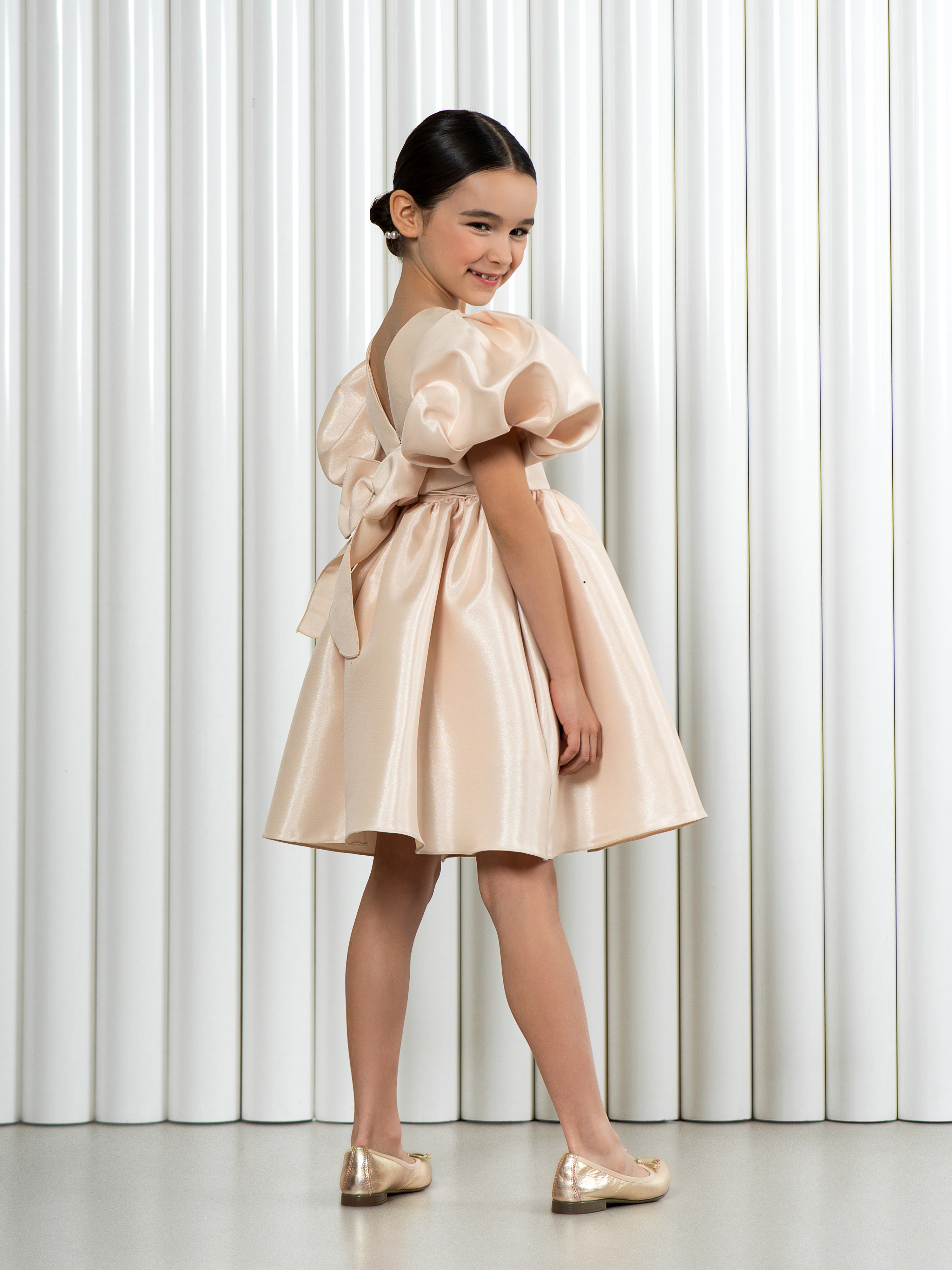 Платье LisaWeta D-143 золото - фото 4