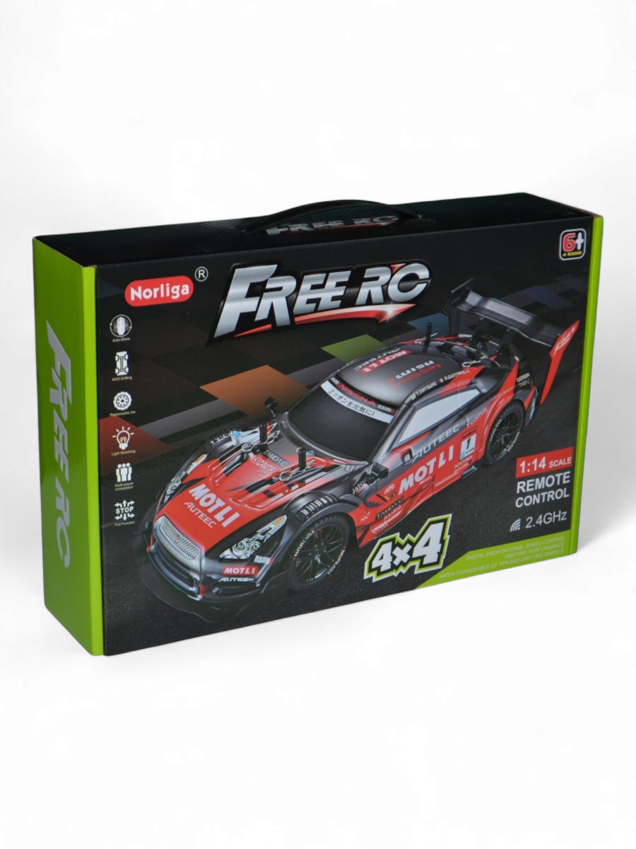 Автомобиль РУ HuangBo Toys Nissan 1:16 - фото 10