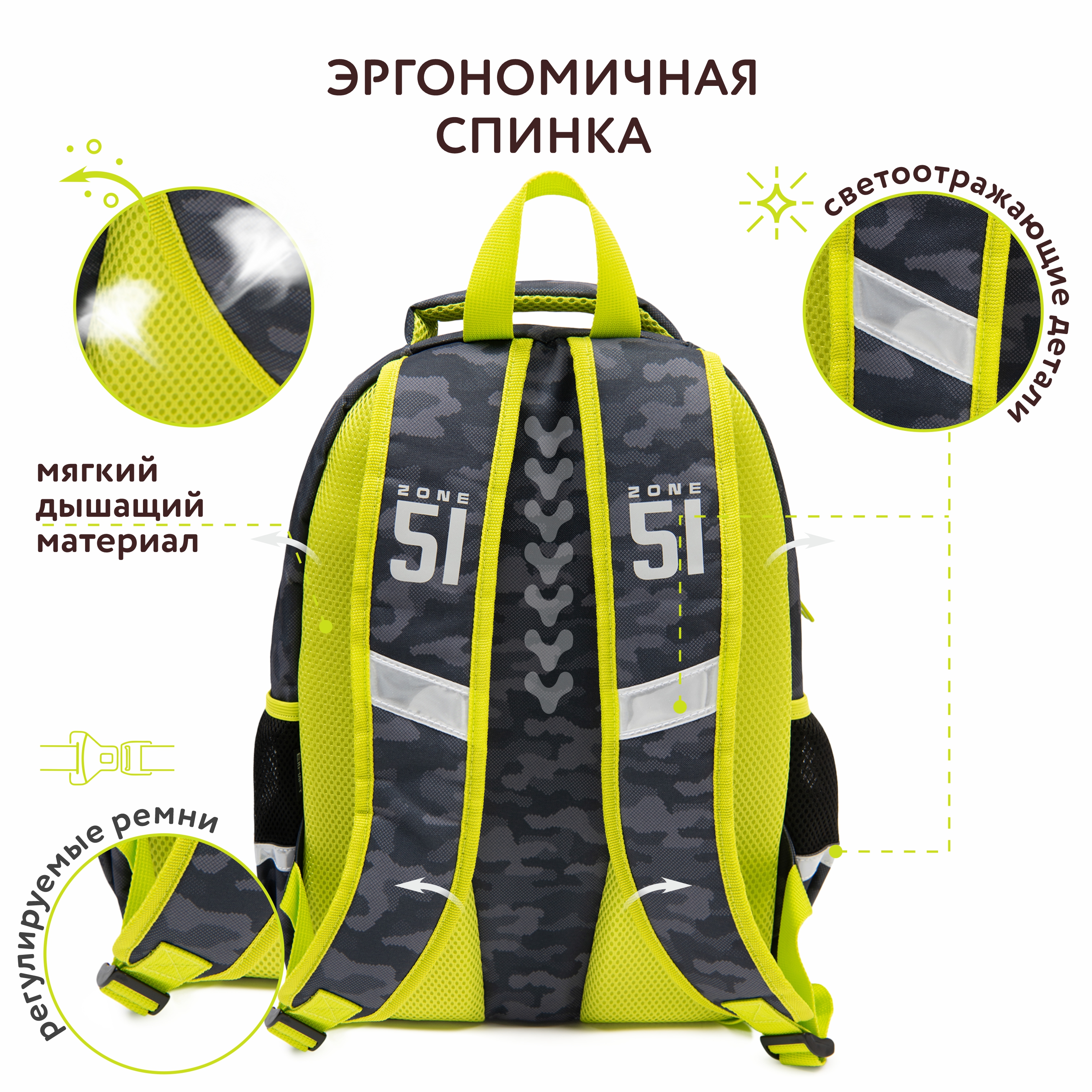 Рюкзак Erhaft НЛО - фото 3